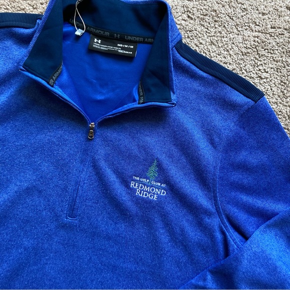 NWT Golf Under Armour SweaterFleece ½ Zip Pullover - Picture 2 of 12
